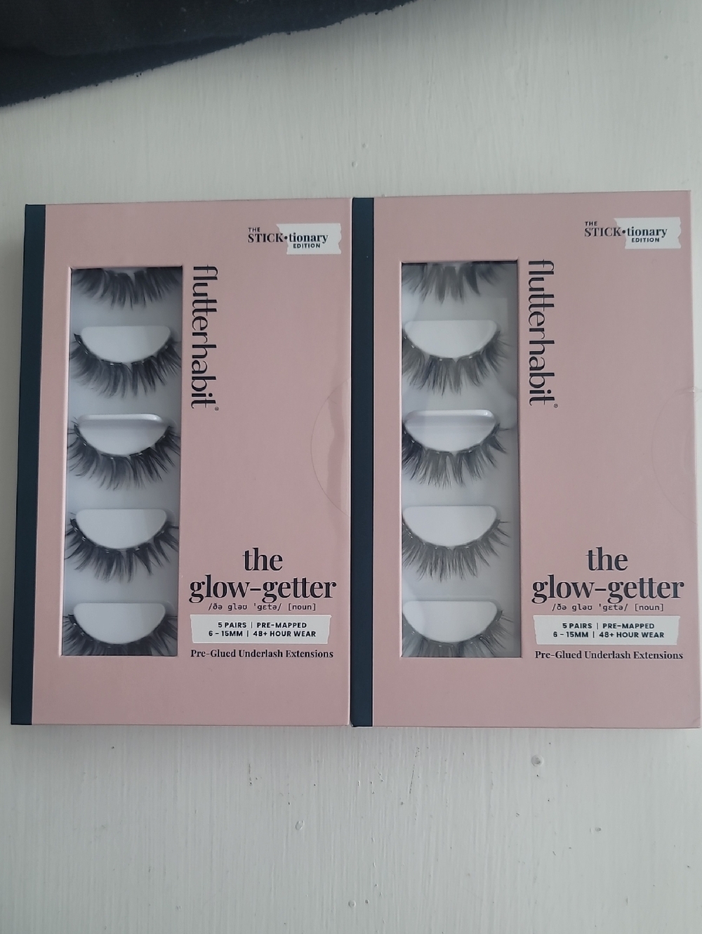 Flutterhabit The Glow-Getter Pre-Glued Underlash Extensions - Black